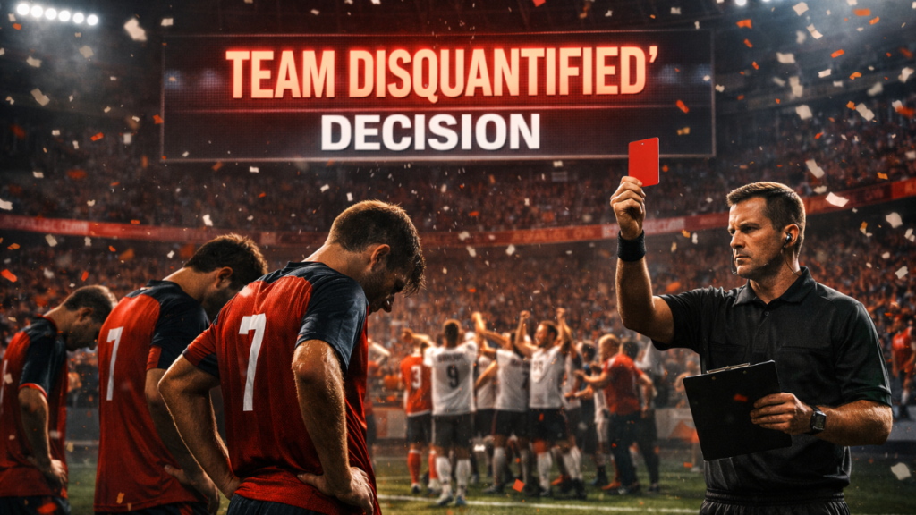 team disquantified